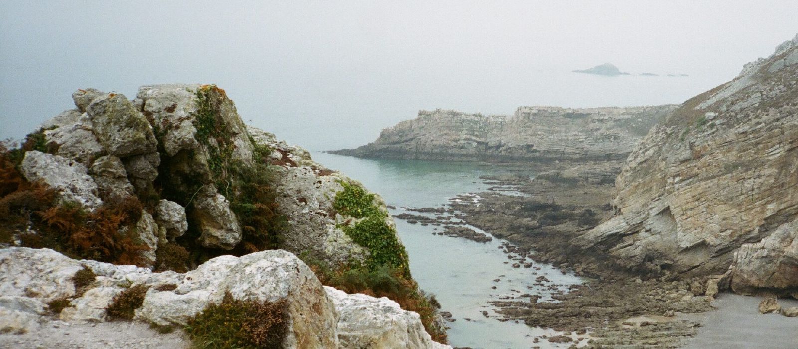 Coastal cliffs and beach along the Costa Vicentina near Sagres